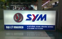 Biển hộp đèn mica