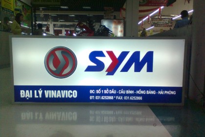 Biển hộp đèn mica0