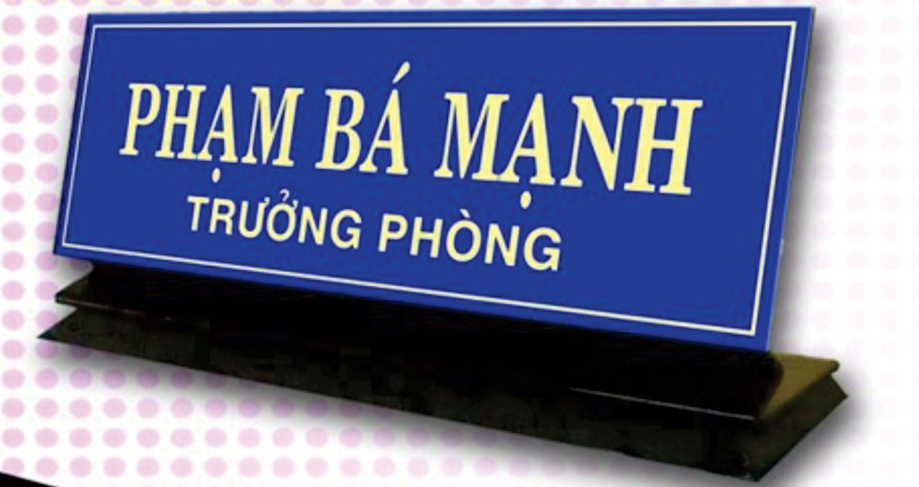 làm biển chức danh tại Hà Nội
