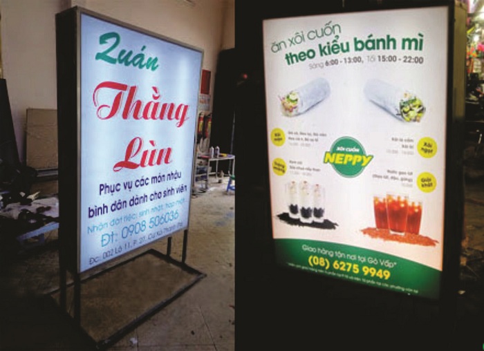 biển hộp đèn tại Hà Nội