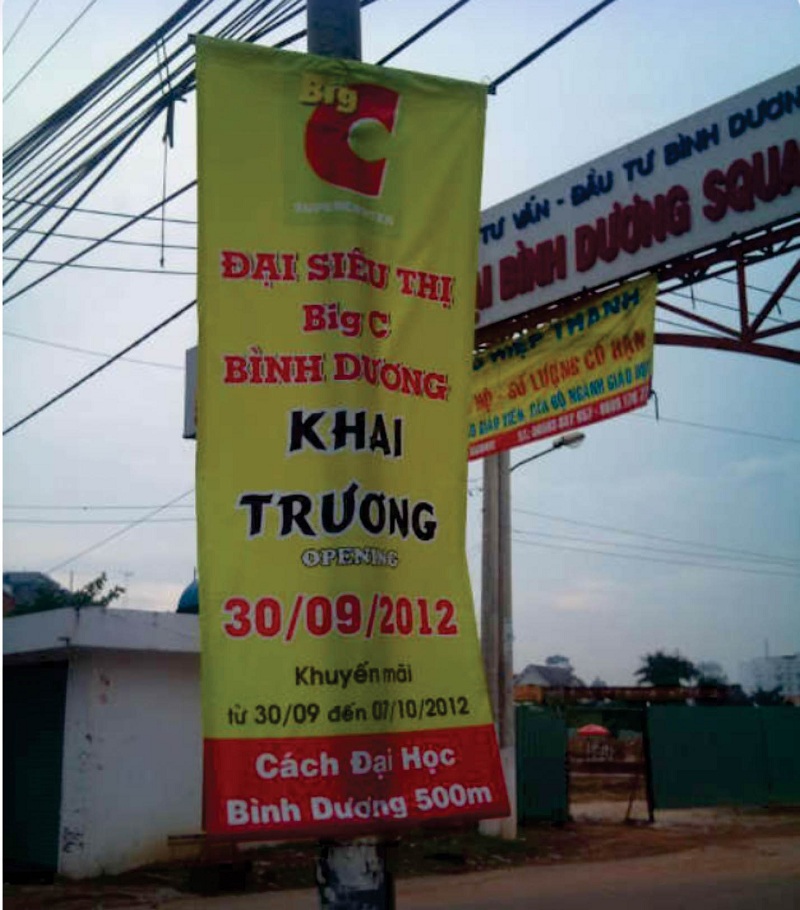 Công ty treo phướn quảng cáo tại Hà Nội 