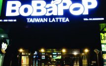 Làm biển quảng cáo quán trà sữa – Bobapop tại Thái Hà