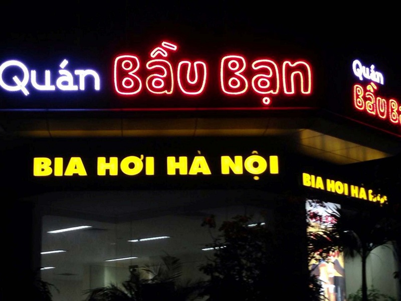 làm biển quảng cáo quán ăn 