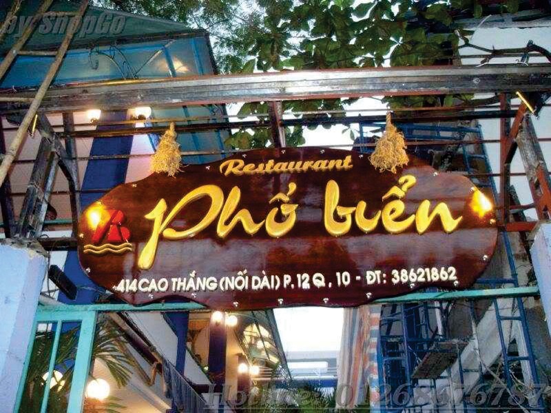 làm biển quảng cáo quán ăn 