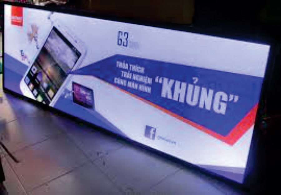sản xuất biển bạt hộp đèn siêu sáng 