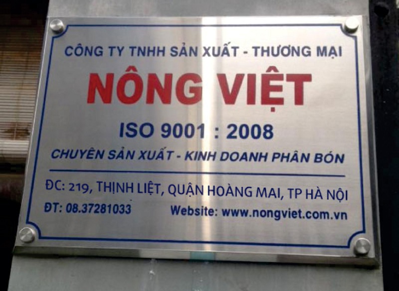 Làm biển công ty hà nội
