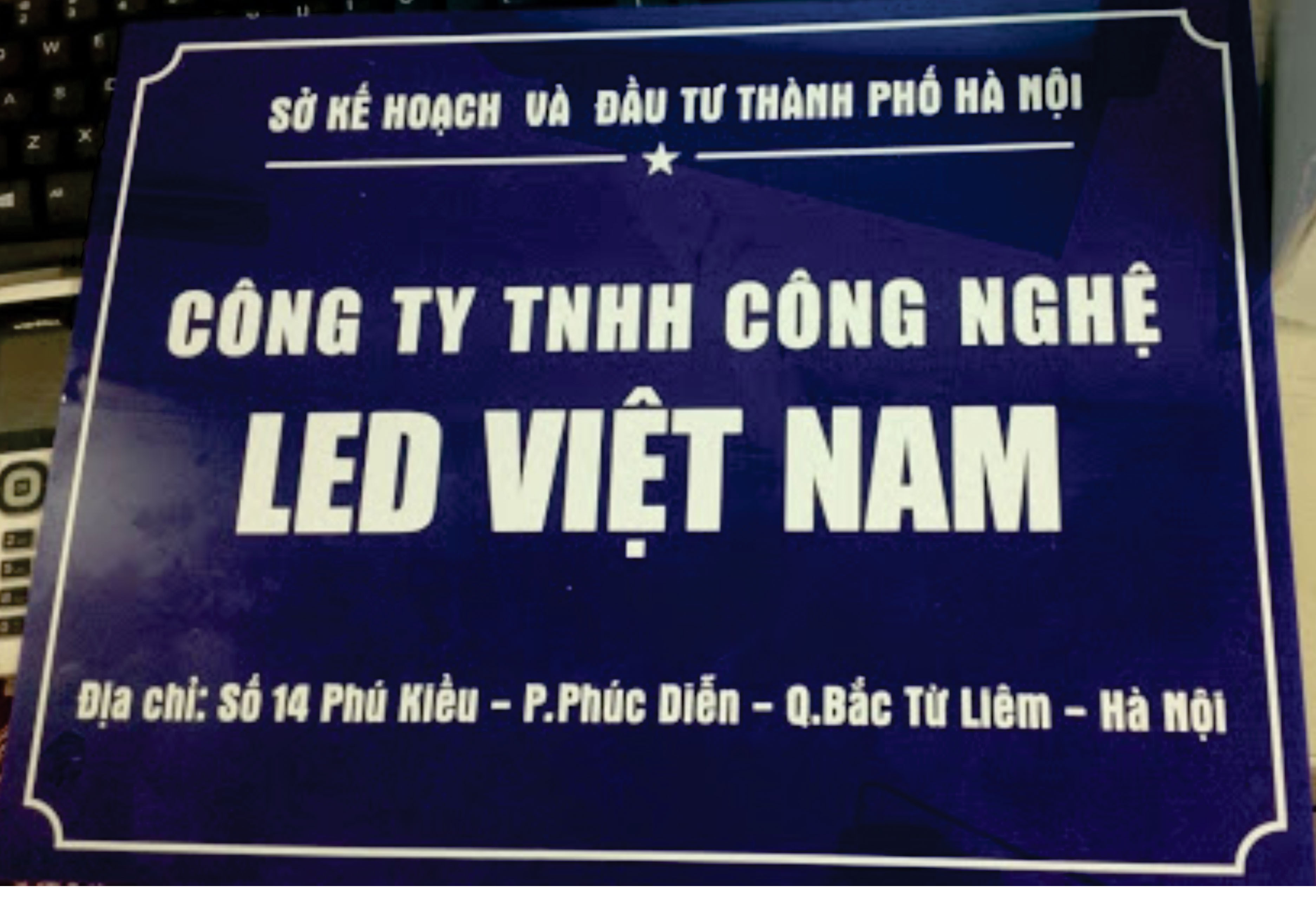làm biển hiệu công ty 
