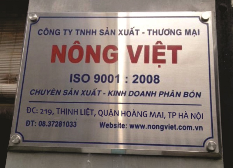 biển công ty lấy ngay