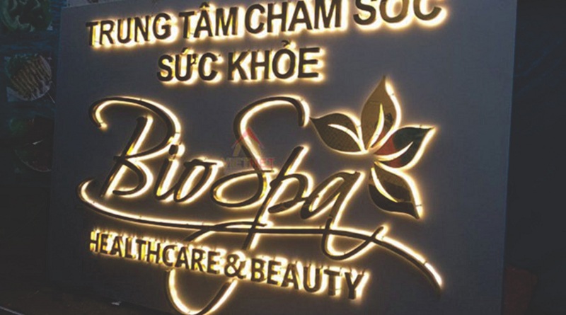 mẫu biển quảng cáo chữ nổi