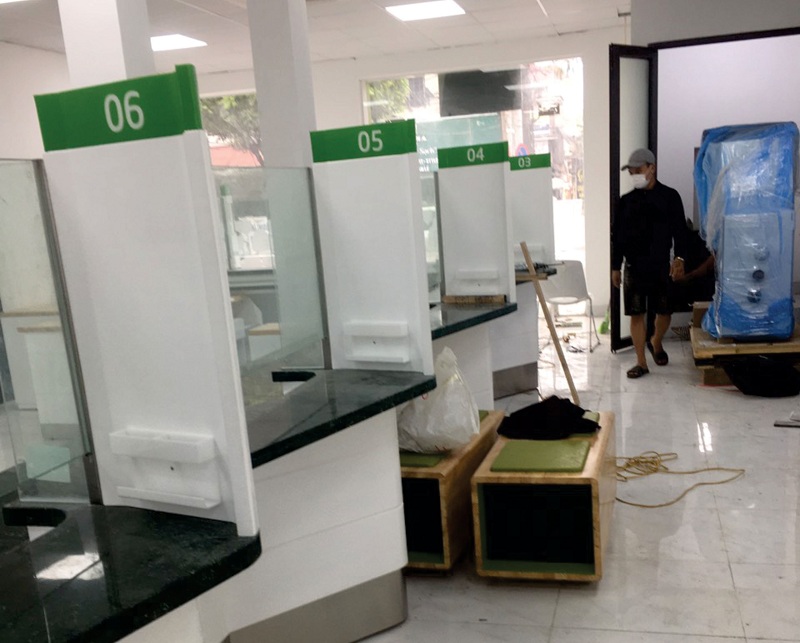 Làm biển quảng cáo Vietcombank 