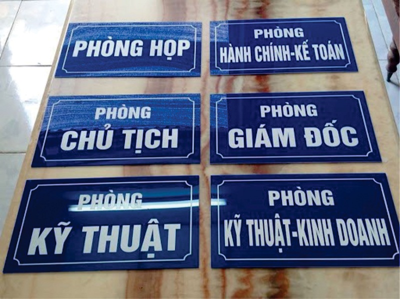 Làm biển quảng cáo mica tại Hoài Đức