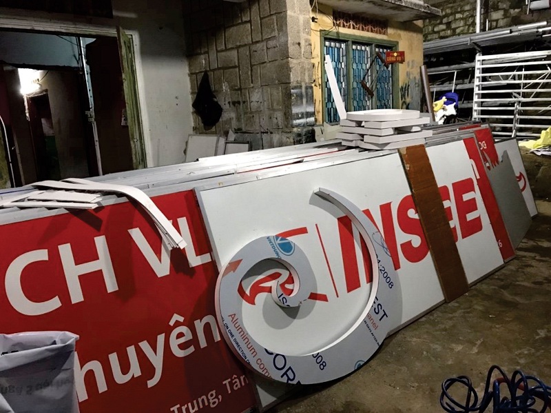 Làm biển quảng cáo alu tại Hoài Đức 