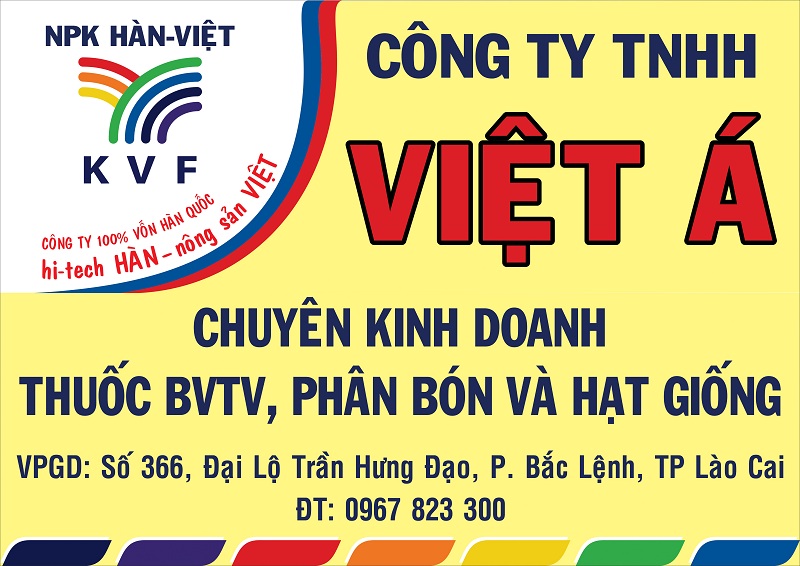 Làm biển hãng phân bón Hàn Việt tại Miền Bắc
