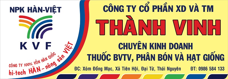 Làm biển hãng phân bón Hàn Việt tại Miền Bắc