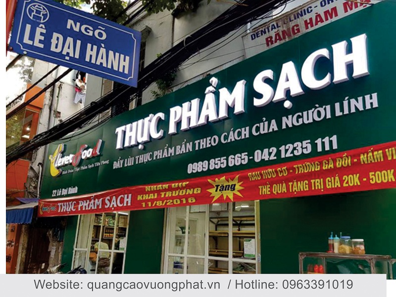 Làm biển quảng cáo tại Hà Nội