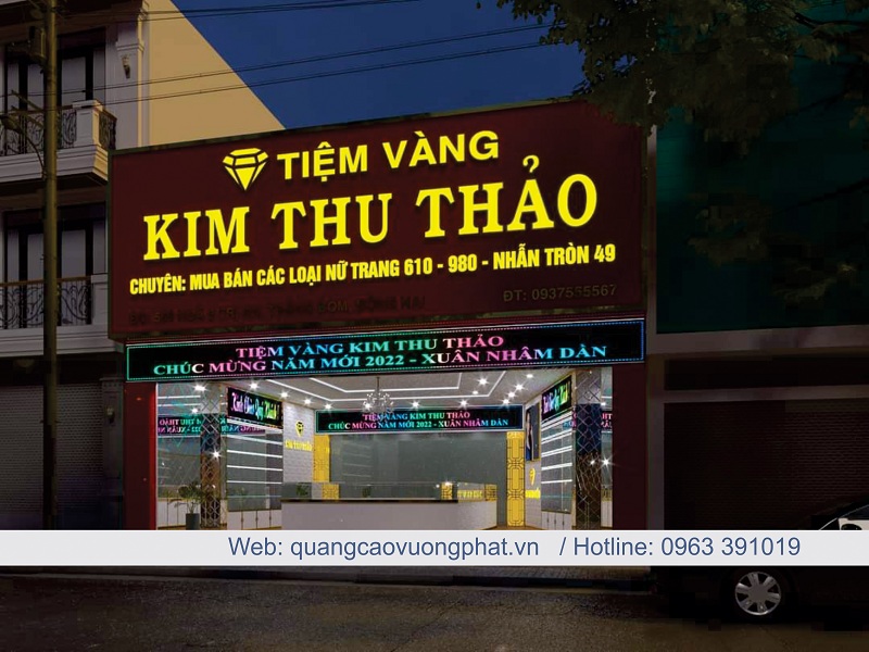 Các mẫu biển quảng cáo chữ nổi đẹp – Giá thành rẻ0