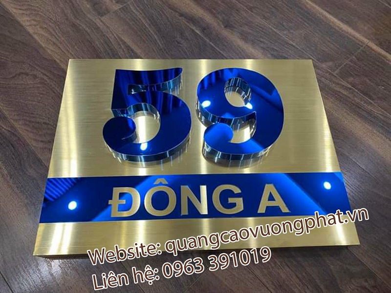 Mẫu biển chữ nổi đẹp 2022
