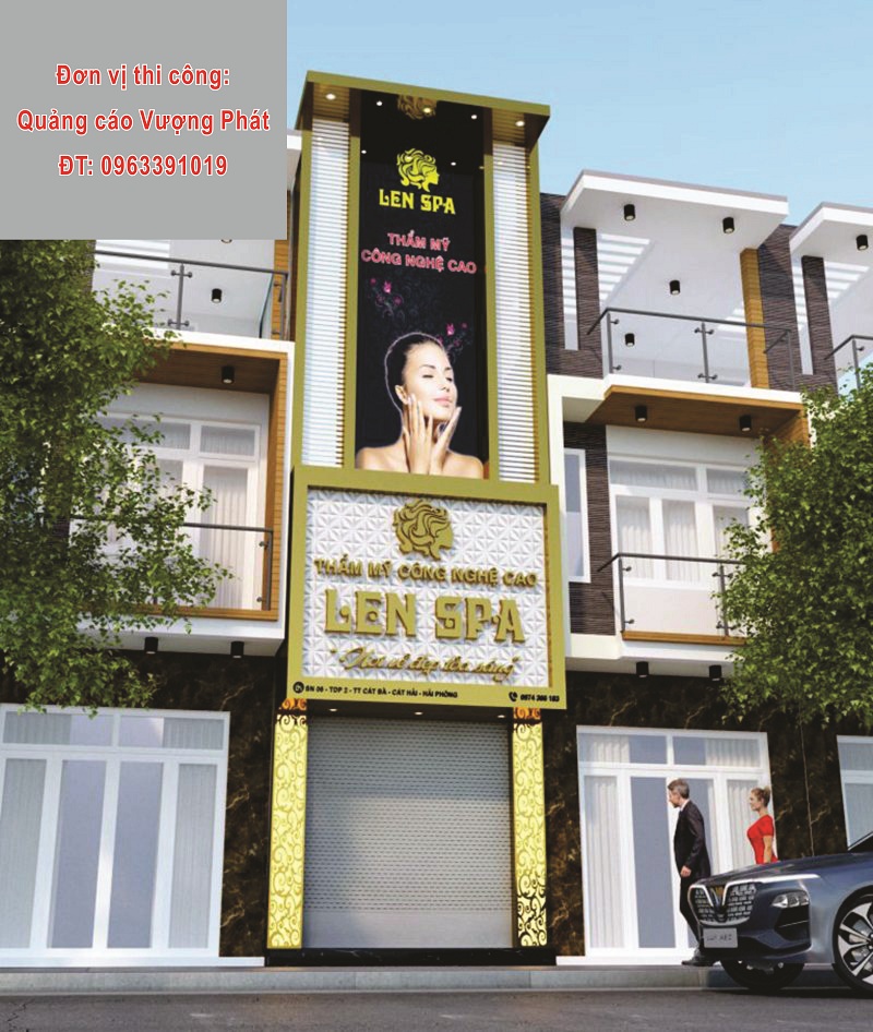 biển quảng cáo spa, thẩm mỹ
