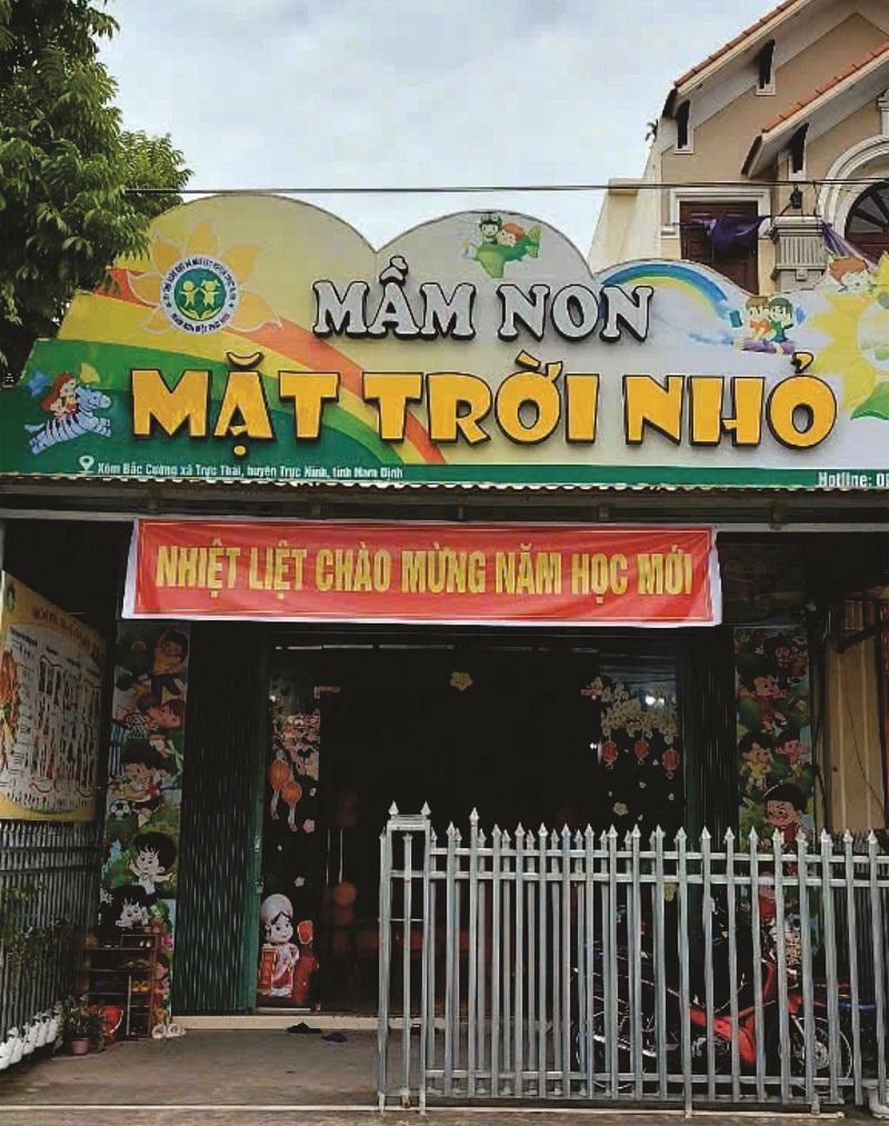 Biển quảng cáo mầm non đẹp