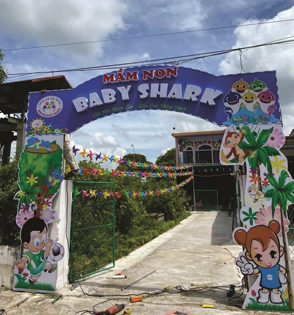 Biển quảng cáo trường mầm non