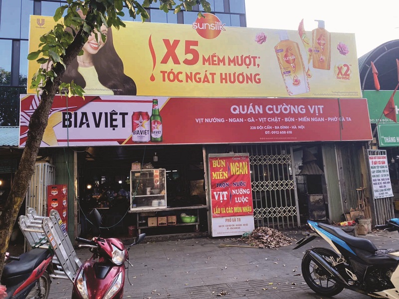 Biển quảng cáo bạt hãng bia tiger