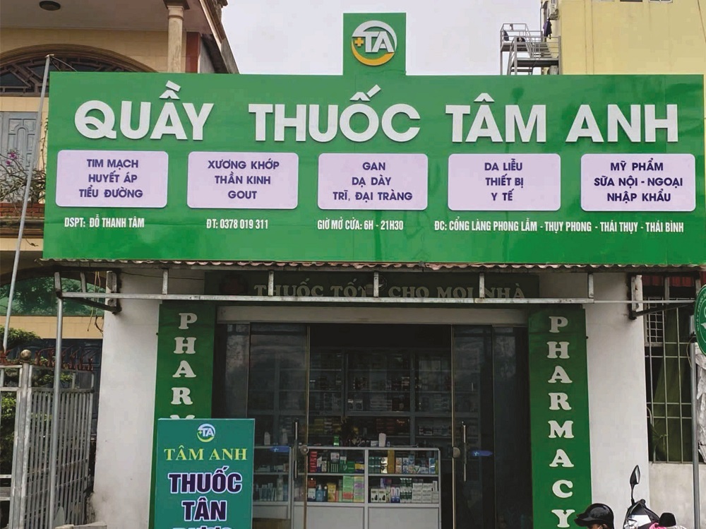 Biển chữ nổi nhà thuốc