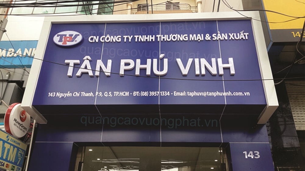Chữ nổi alu đẹp dành cho công ty 