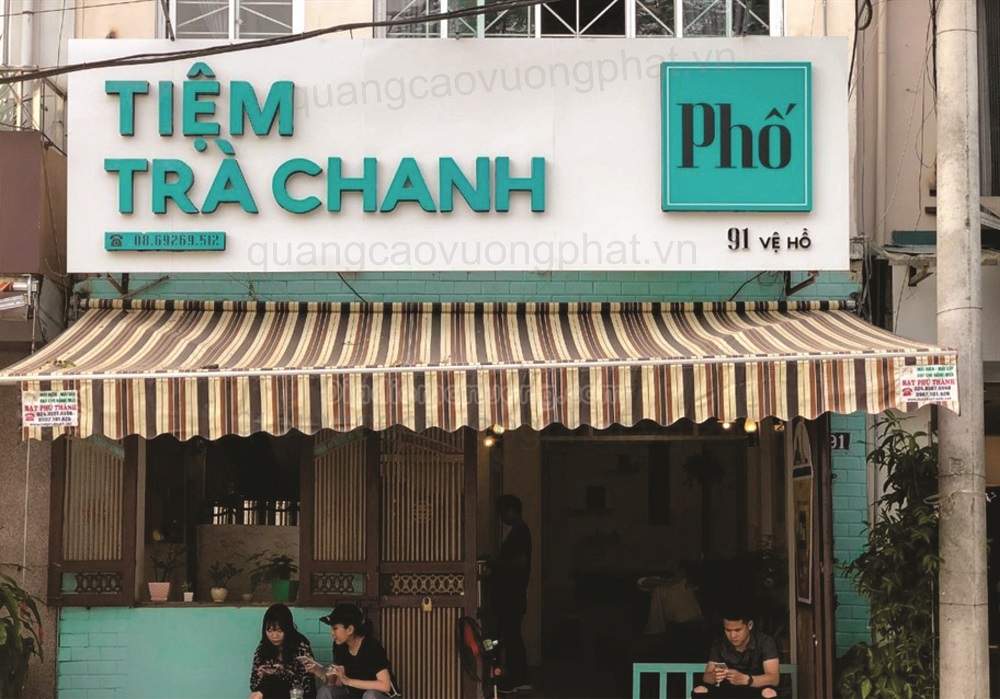 chữ nổi alu có đèn